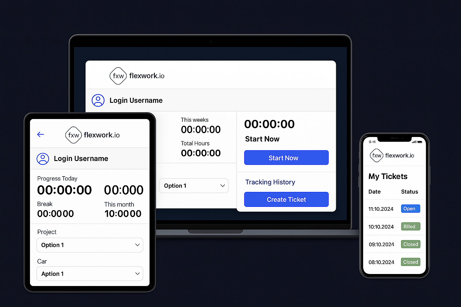 Zeiterfassungs-App