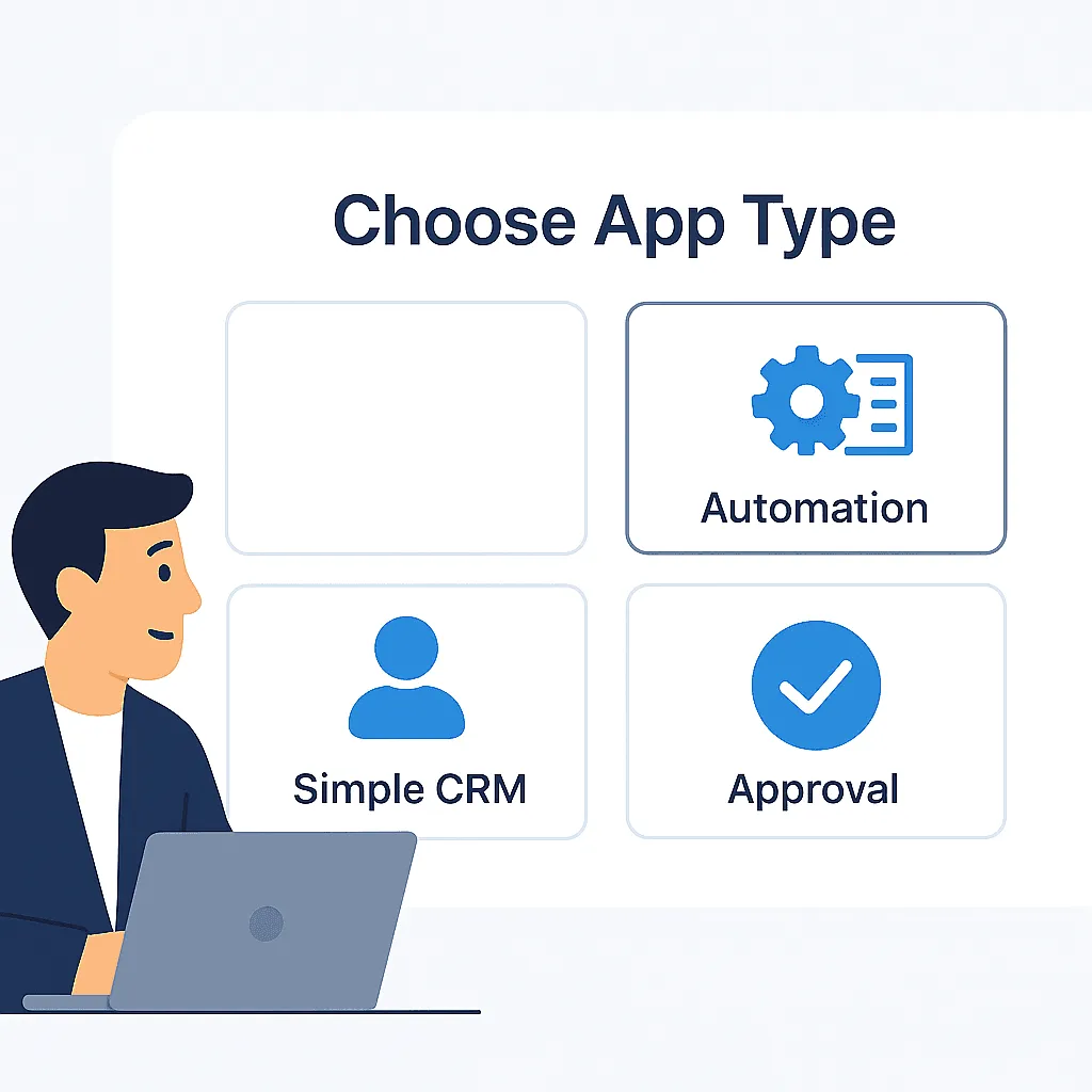 Wählen Sie Ihre App